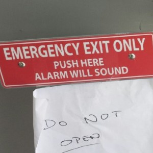 Emergency Exit Only - Mr Locksmith Abbotsford