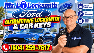 Mr. Locksmith mobile service van offering automotive locksmith services in Abbotsford BC
