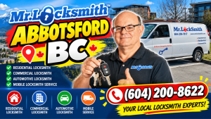 Mr. Locksmith mobile service van providing emergency locksmith services in Abbotsford BC