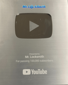 Youtube Award Mr. Locksmith